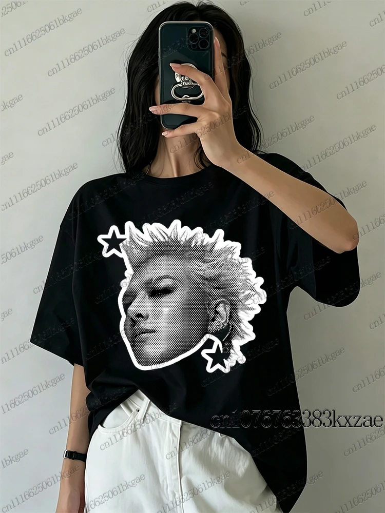 BIGBANG Funny Human Heads Graphics T-shirt For Women 26-27 BIGBANG World Concert Tour Tees Fans' Peripheral Gifts Y2K Girls Tops
