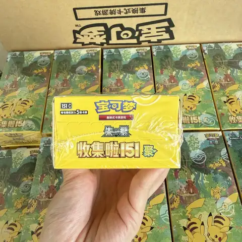 Original Pokemon 151 Vol.4 Ju Trading Card PTCG Collected Card Game  Chinese Version High Value Collectibles Birthday Toy Gift