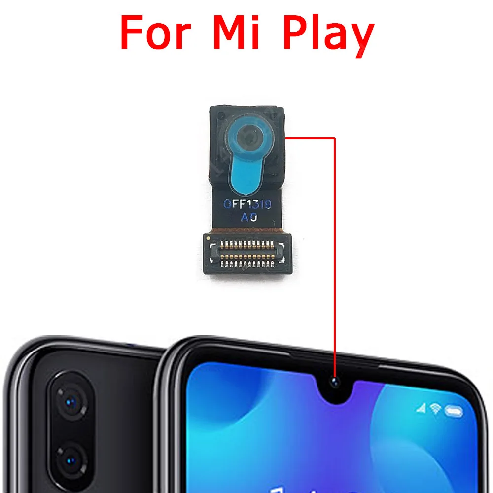 Front Camera For Xiaomi Mi Note 10 Pro Play A1 A2 Lite A3 Max 2 Mix 2S Frontal Selfie Camera Module Small Spare Parts