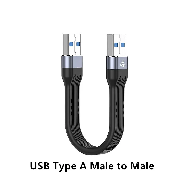 USB3.1 to Type C 10Gbps Gen2 OTG Date Cable Male to Female Data USB C charge Cord for PC TV Hard Disk Extension Short Cable 13cm