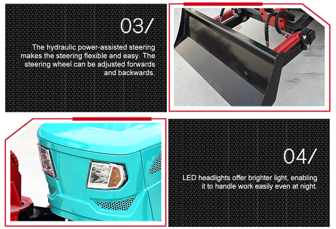 50 PS Mini-Raupenschlepper Multifunktionaler EPA-Zertifizierter Traktor für Landwirtschaftliche Nutzung Werksanpassung – Detail 12