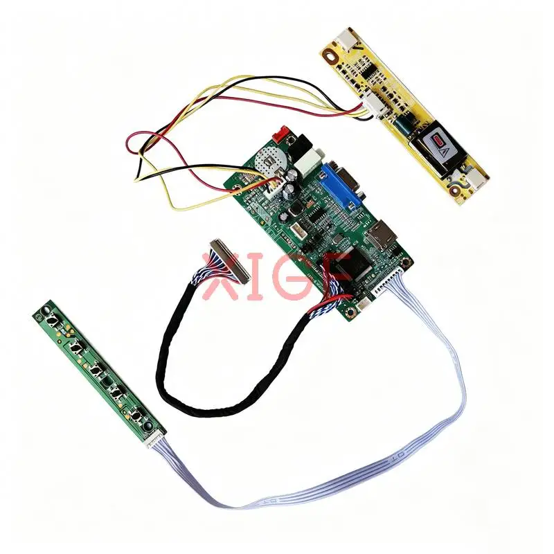 

Monitor Controller Drive Board Fit M170EG01 M170ETN01 CLAA170EA10 M170E8 LVDS 30-Pin 1280x1024 2-CCFL HDMI+VGA 1280*1024 DIY Kit