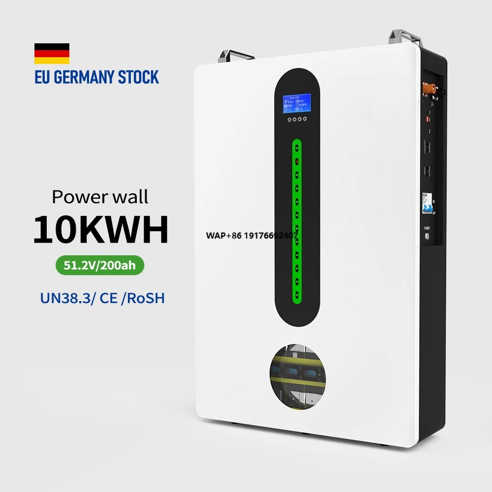 

Deep Cycle Solar Wall Mounted Home Storage Battery 51.2V 5kwh 10kwh 100ah 200ah Lithium Lifepo4 Battery Price Energy System
