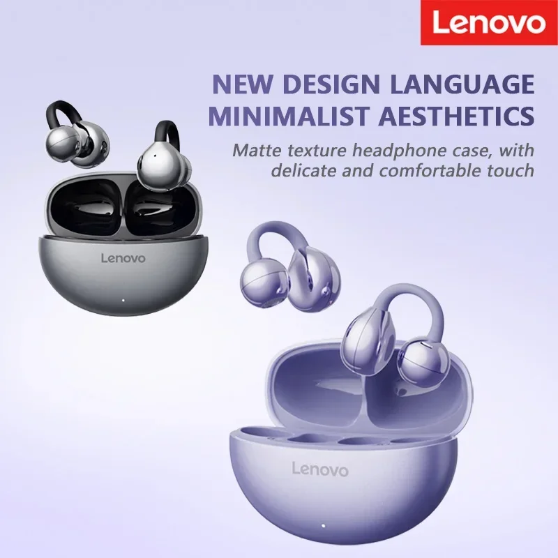 TA410 Lenovo Clip-on Sports Fashion Headphone Hanging Earplugs TWS HIFI ACC Stereo HD Call Smart Headphone Valentine's Day Gifts
