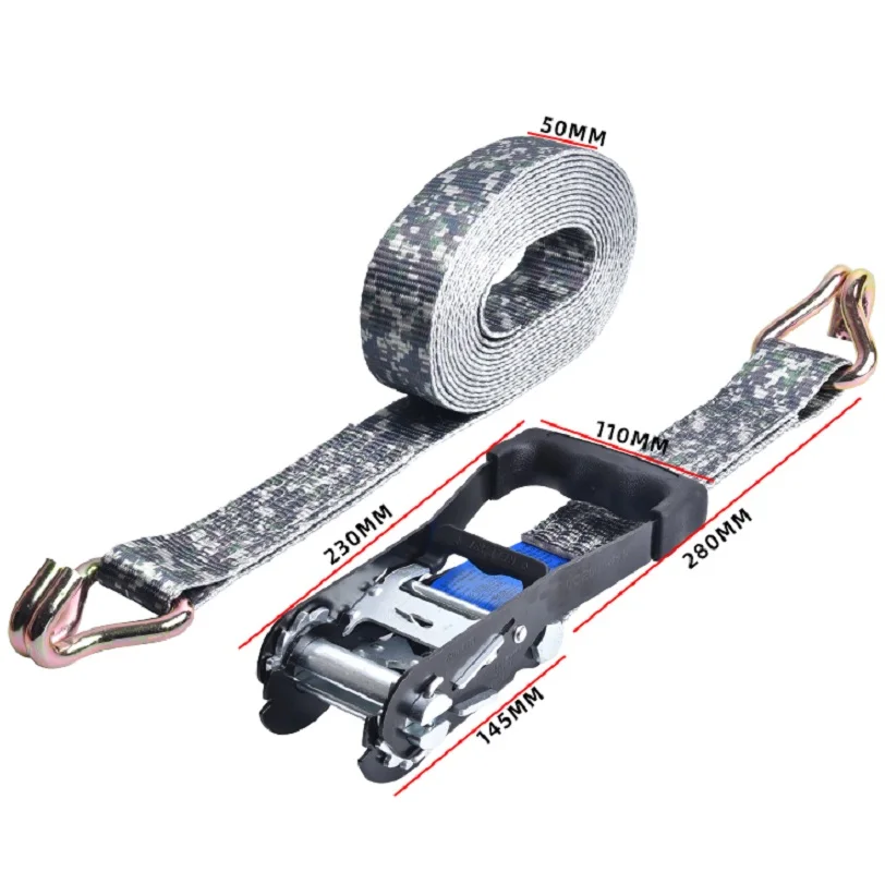 

50 мм, 5TX10M --- 15 м камуфляжного цвета, армейский военный ремень для автомобилей и грузовиков, устройство для переплета грузов, натяжитель веревки
