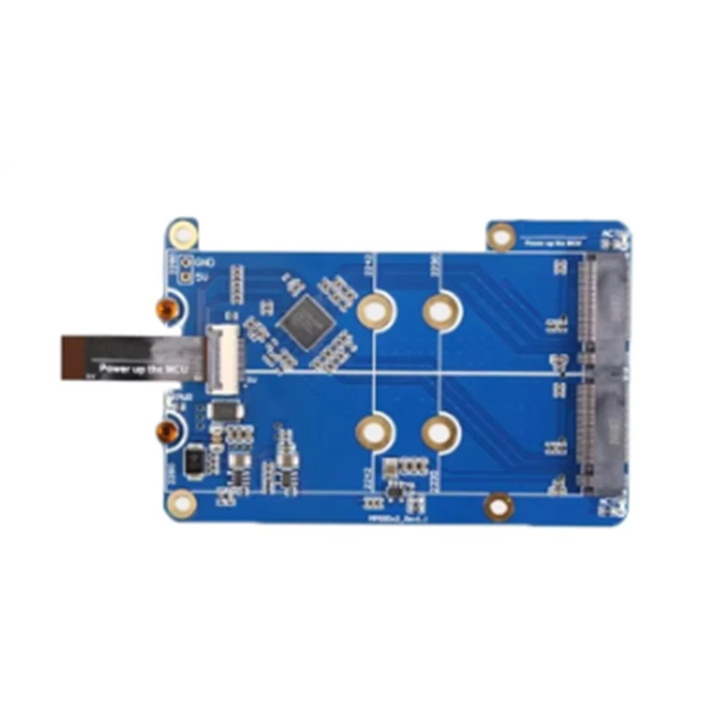 Para pi5 duplo 2280 raspberry pi 5 pcie para m.2 nvme placa adaptadora ssd duplo chapéu mps2280d