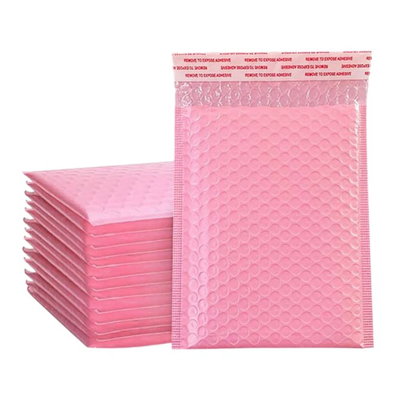 

50Pcs 15X20+4Cm Bubble Envelop Bags Bubble Mailer Padded For Gift Packaging & Wedding Favor Bag&Mailing Envelopes