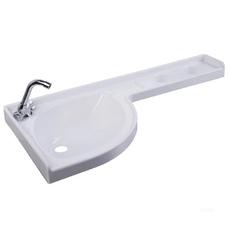 ABS Acrylic Counter Mount Washbasin for RV Caravan Boat Yacht Cabin