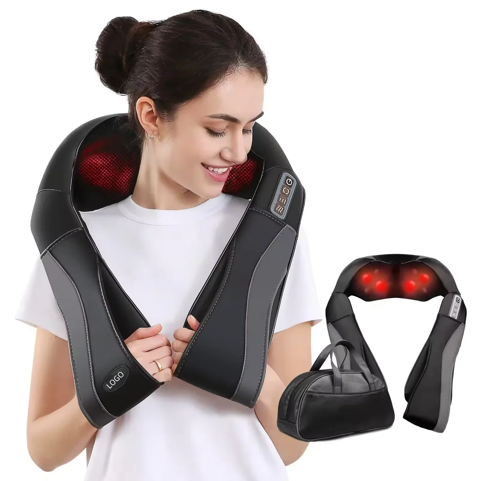 

Wireless Heat Frozen Device Shockwave Therapy 8d And Electric Massage Machine With Heat Neck & Shoulder Massager