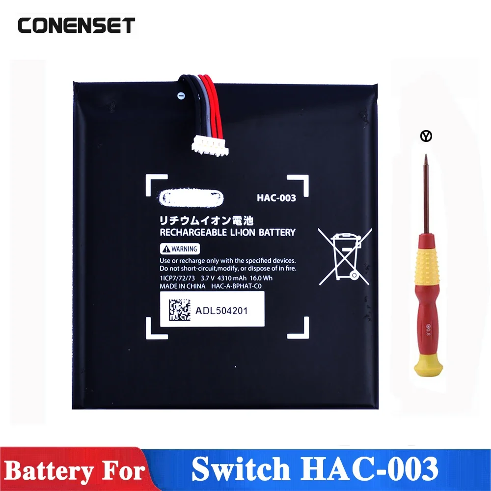 HAC-001HAC-003 Battery Replacement Charger Battery Repair Part for Nintend Nitendo Switch Console 3.7V 4310mAh Batteries