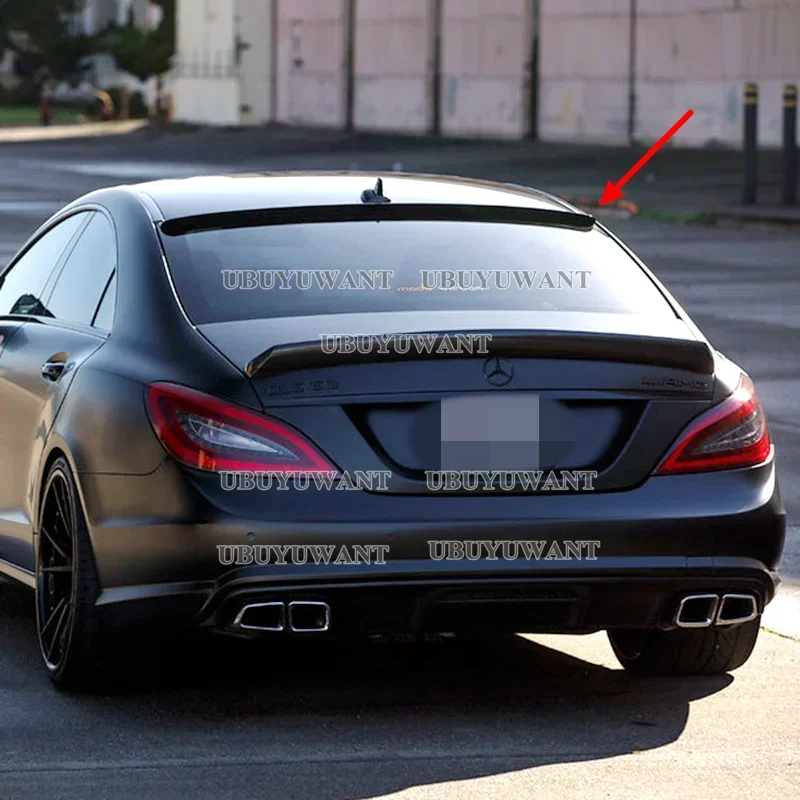 For Mercedes CLS Class W218 Roof Spoiler black Rear Trunk Spoiler Wing AMG Style 2011 2012 2013 2014 2015 2016