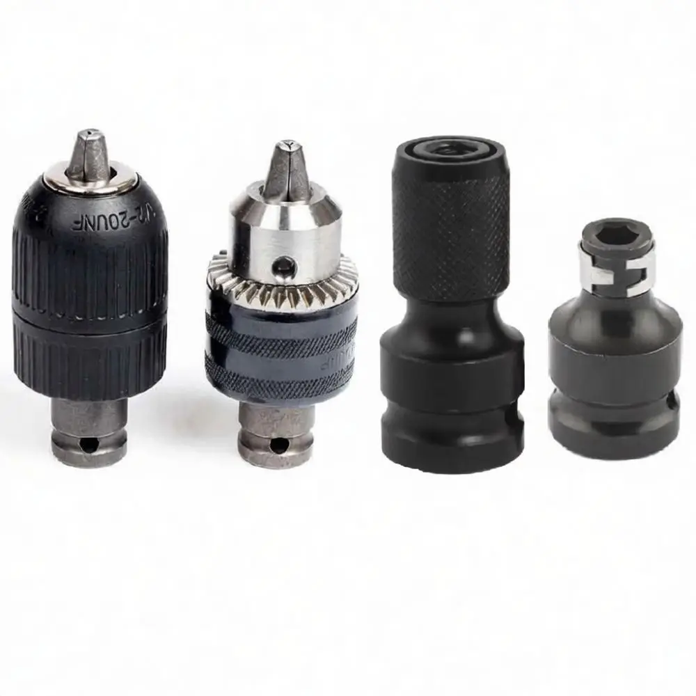 Metal Drill Chuck Converter For Sanou Electric Wrench Socket Adapter Impact Driver Power Tool Attachment Multi Functional Part