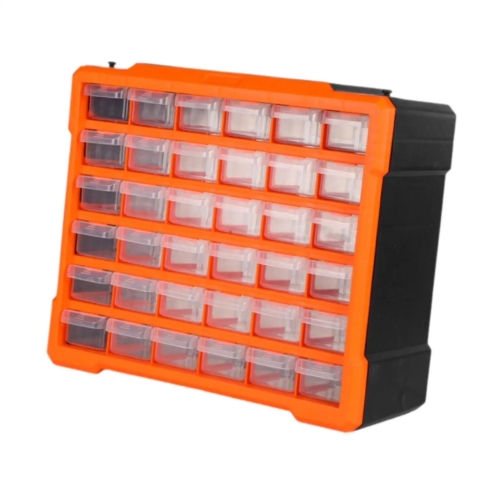 Small Tools Organizer Sturdy Nuts Bolts Container 36 Drawers for Daily Use