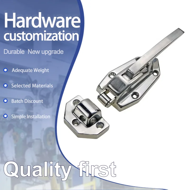 

304 Stainless Steel Heavy-Duty Handle Lock For Industrial Machinery And Electrical Refrigeration Cabinet Doors