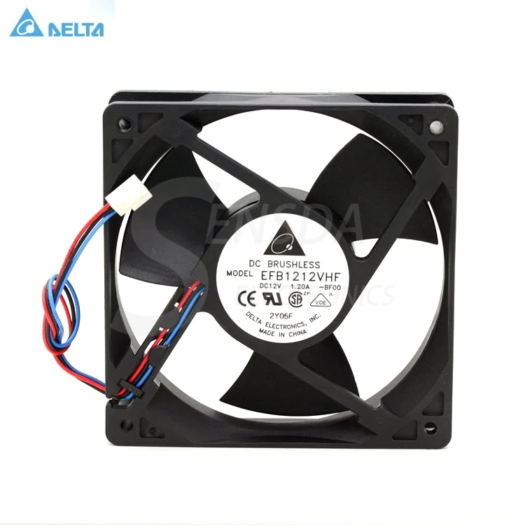 

For for delta Electronics EFB1212VHF -BF00 120mm 12cm DC12V 1.20A 3-wire server inverter axial cooling fans