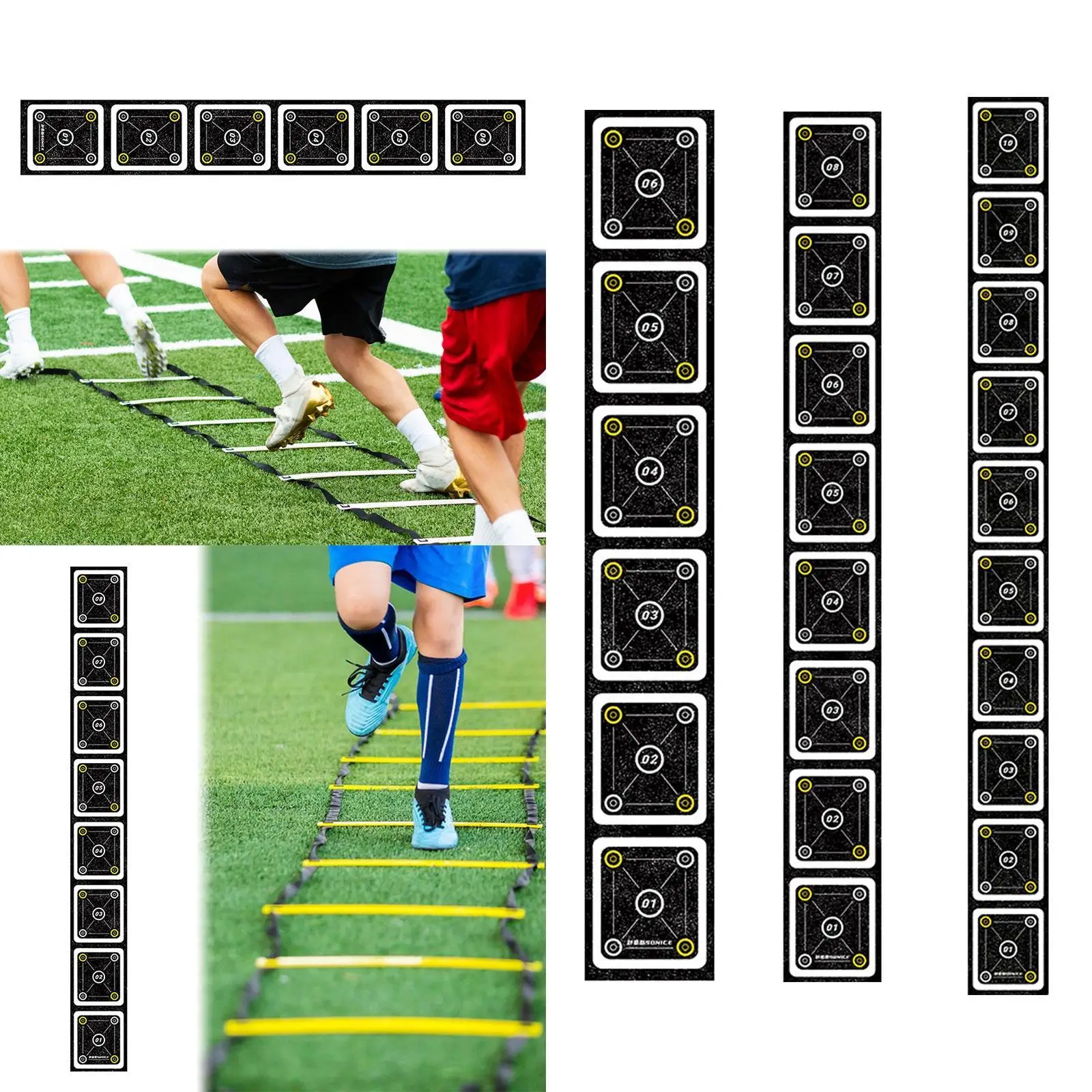 

Agility Ladder Mat Coordination Flexible Equipment for Outdoor Sports Soccer