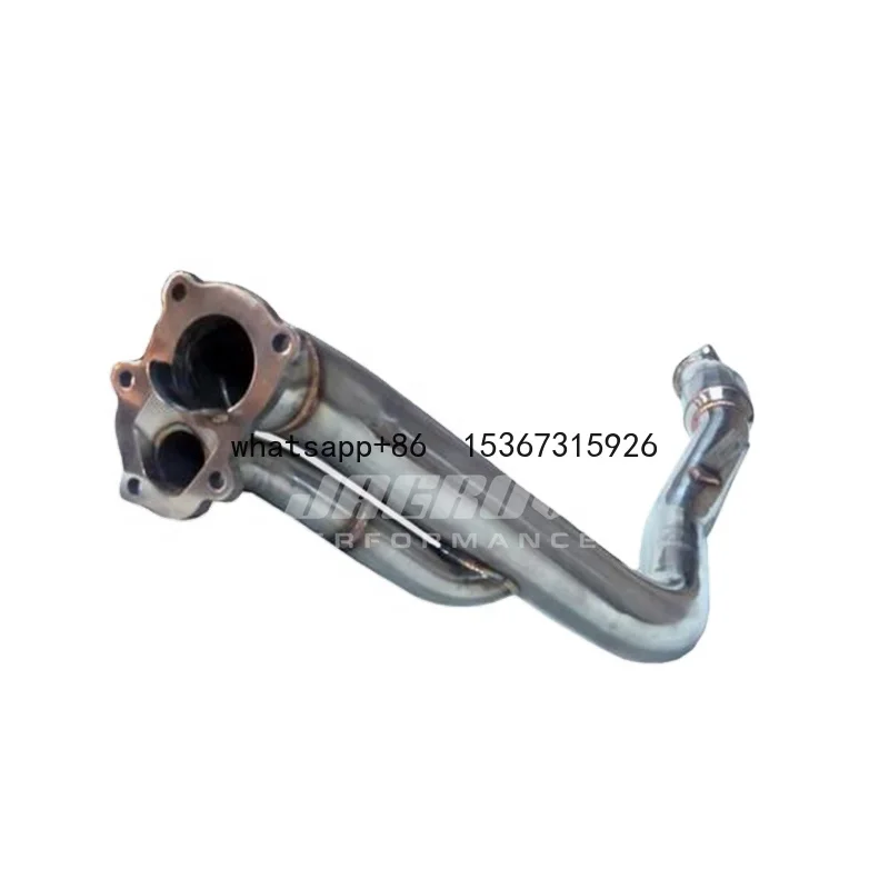 For Subaru Impreza WRX STI Hi-flow Cat Double Chamber Downpipe