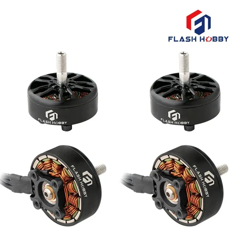 

4pcs Flashhobby A2807 2807 1800kv 4s 1500kv 1300kv 6s Brushless Motor For Fpv Freestyle 7inch Long Range Drones Diy Parts