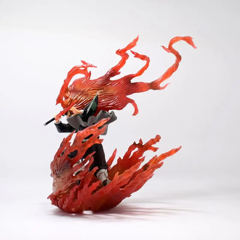 Demon Slayer Anime Action Figure, Kimetsu No Yaiba, ontariTanjiro, Kamado, Hinokami, Kagura, Figurine, Modèle Cadeaux, 25cm