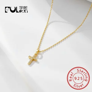 Kalung Liontin Perak Murni Salib Halus 925 Dapat Disesuaikan 10 penjualan terbaik kalung salib perak 925 - №