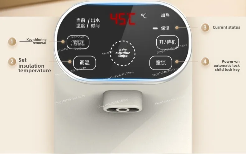 Новая электрическая грелка, диспенсер для воды с постоянной температурой, чайник, автоматический чайник с теплоизоляцией