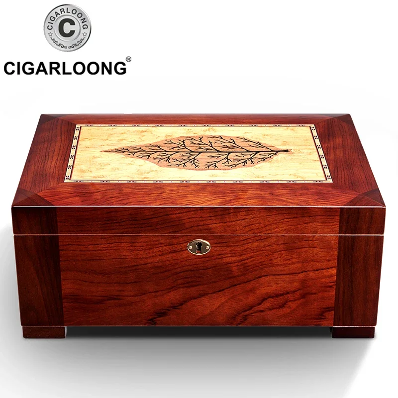 Cigar Moisturizing Box Cedar Large Capacity Double Layer Moisturizer Cabinet/Humidor CH-1136