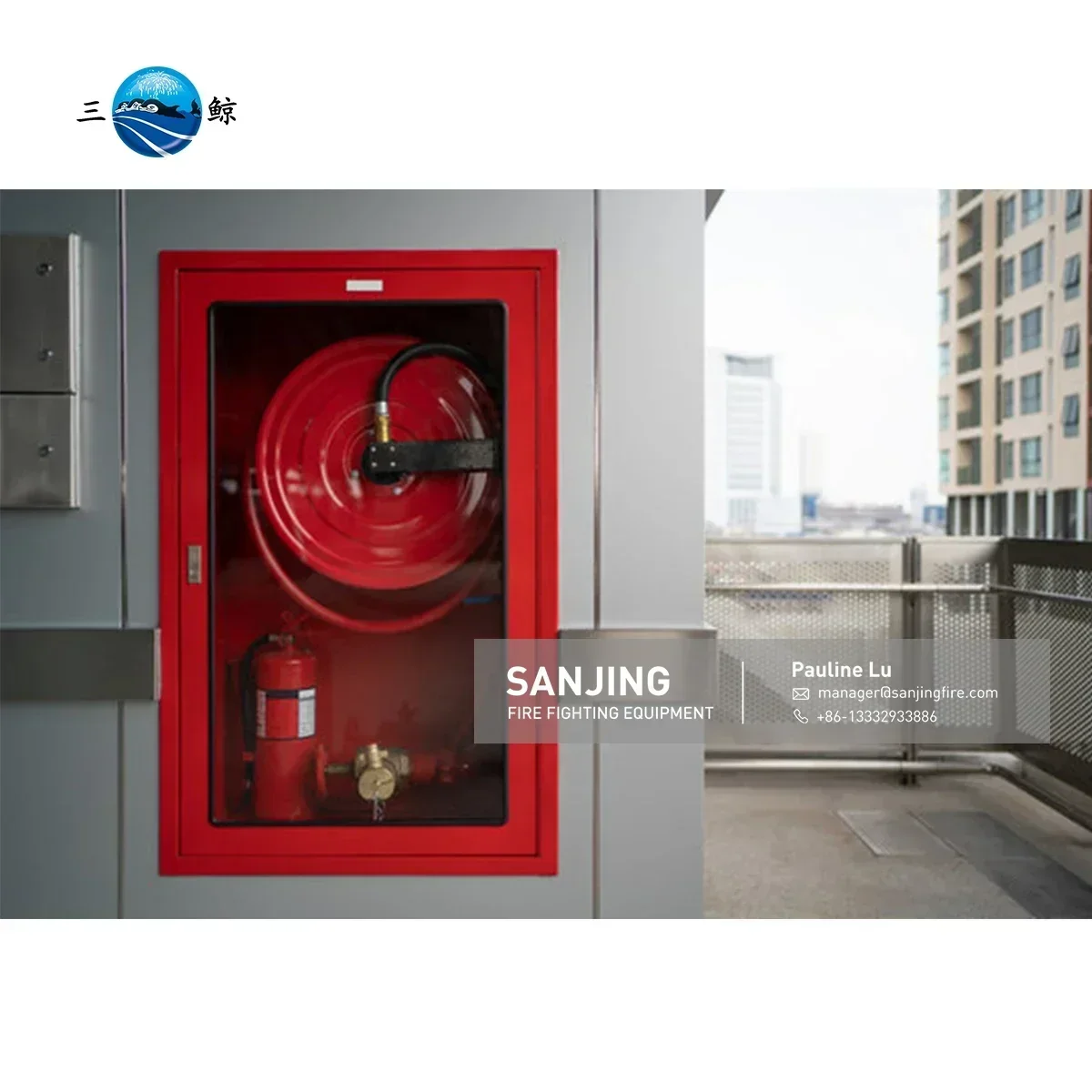 Gabinete de carrete de manguera contra incendios