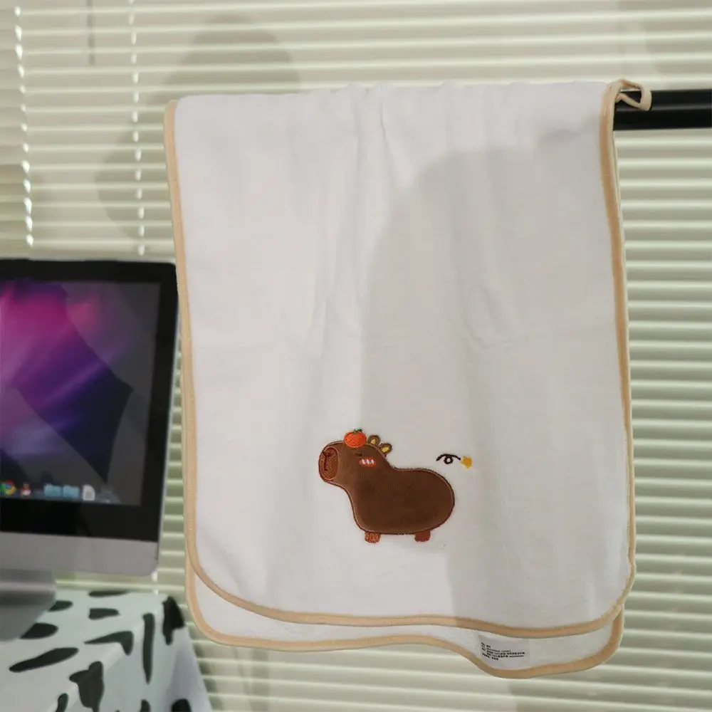

Soft Capybara Pattern Cartoon Towel Coral Velvet Super Absorbent Bath Towel Thicker Cute Face Towel Bathroom