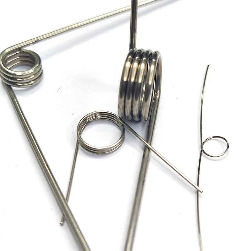 5PCS 304SUS Wire Diameter 1.2mm Left Torsion Spring Left Rotation Spring Return And Reset V-shaped Spring Laps1/2/3/4/5lap