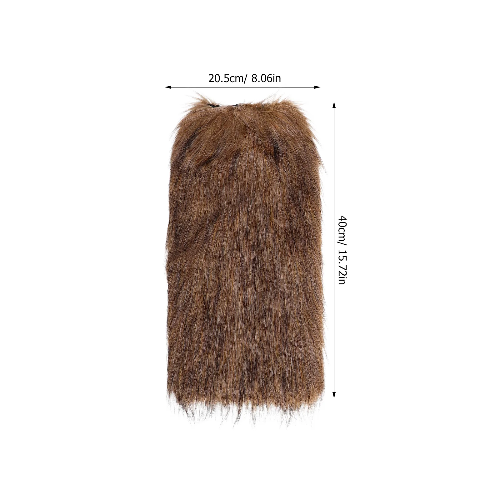 1 paire de jambières en fourrure Viking, couvre-bottes en Faux, accessoires de Cosplay médiévaux pour l'hiver, Costume de fête d'halloween, chaussettes pour femmes et hommes