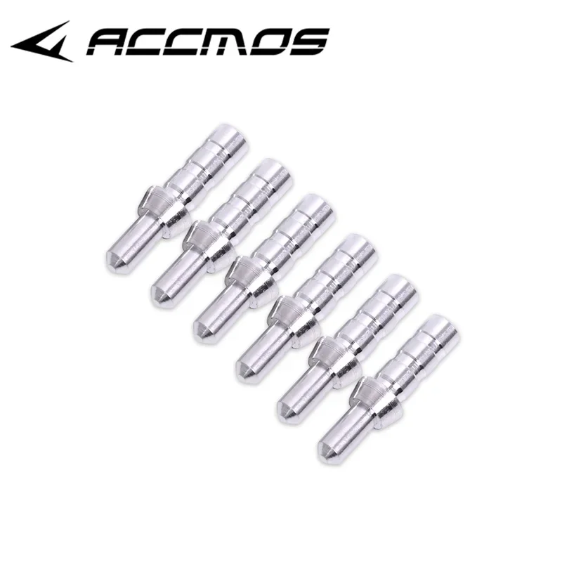 

50pcs ID 3.2/4.2/6.2/5.2/8.0mm Arrow Shaft Archery Aluminum Nock Pin for Compound/Recurve Bow/Longbow Archery accessory