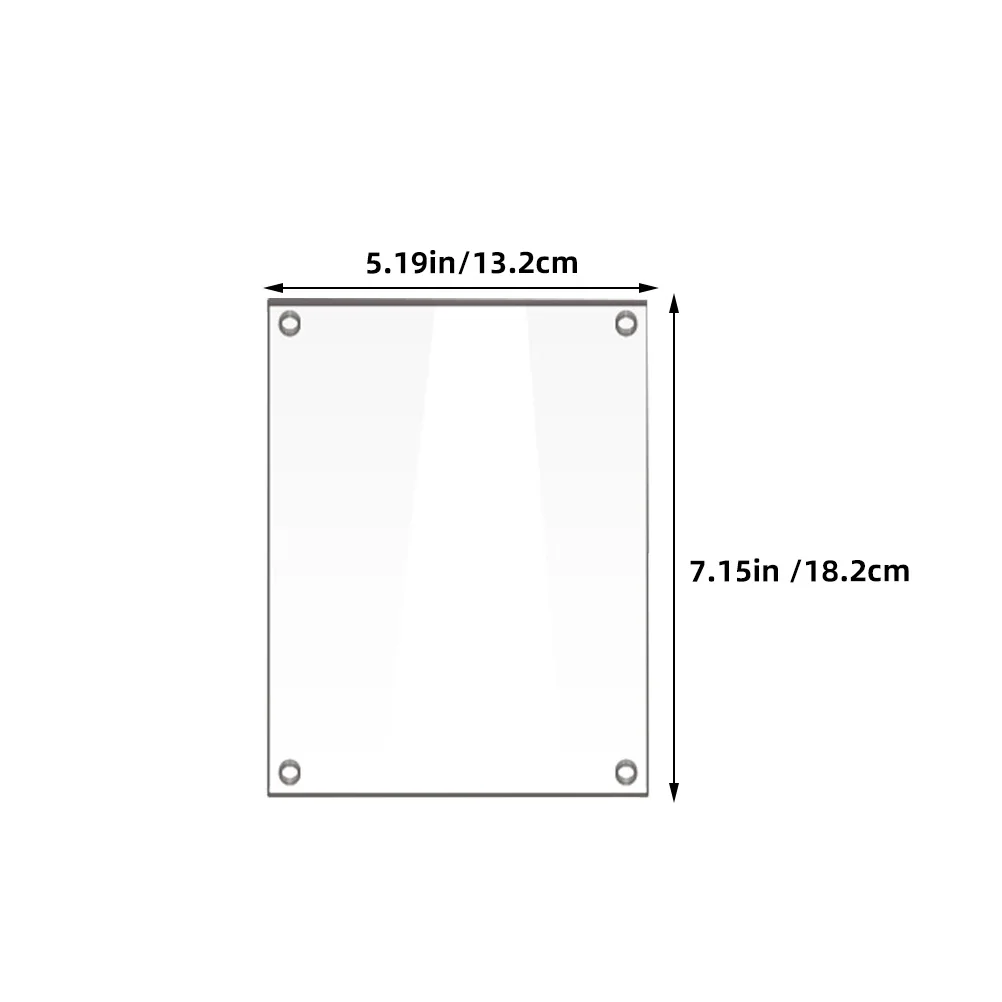 Clear Acrylic Photo Frame Wall Display