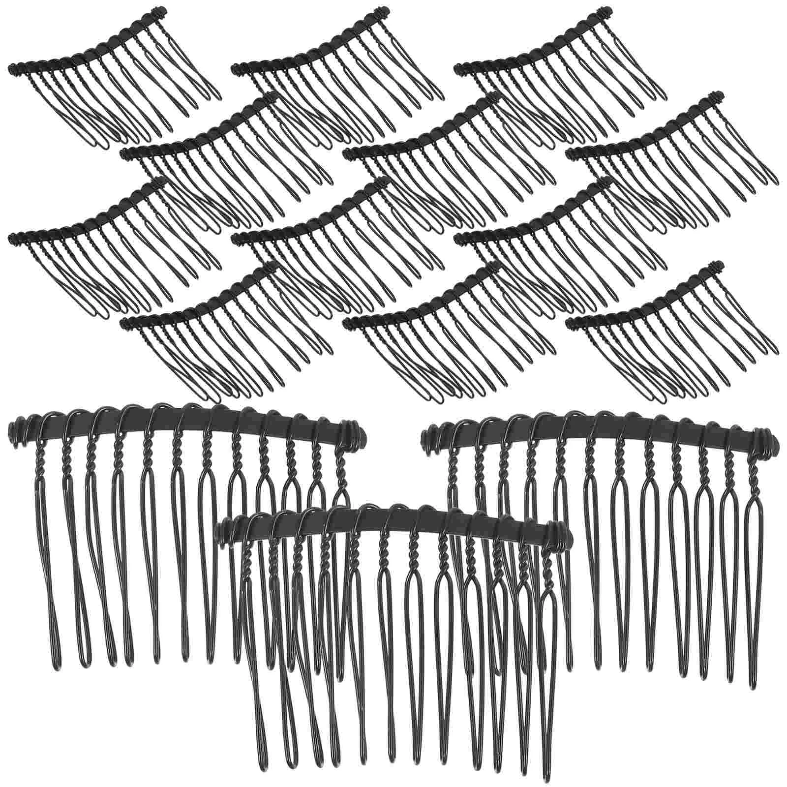 25 Pcs Hair Accessories Side Comb Clips for Women Hairpin Combs Slides Metal Decorative