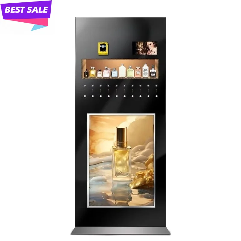 China Manufacturer Custom Smart Led Strip Lights Perfume Vending Machine Spray With Coin/Qr Code/Token Payment System