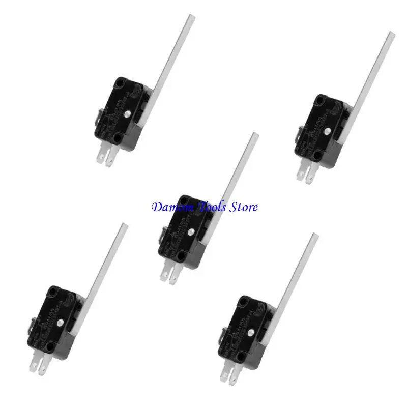57Be 5pcs KW7-9 Micro Limit Interruttore Long Level Tipo azione SPDT Push Push