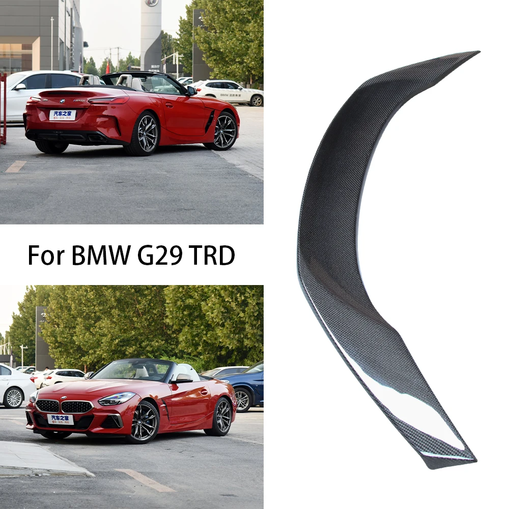 

For BMW Z4 G29 TRD Style Carbon fiber Rear Spoiler Trunk wing 2019-2025