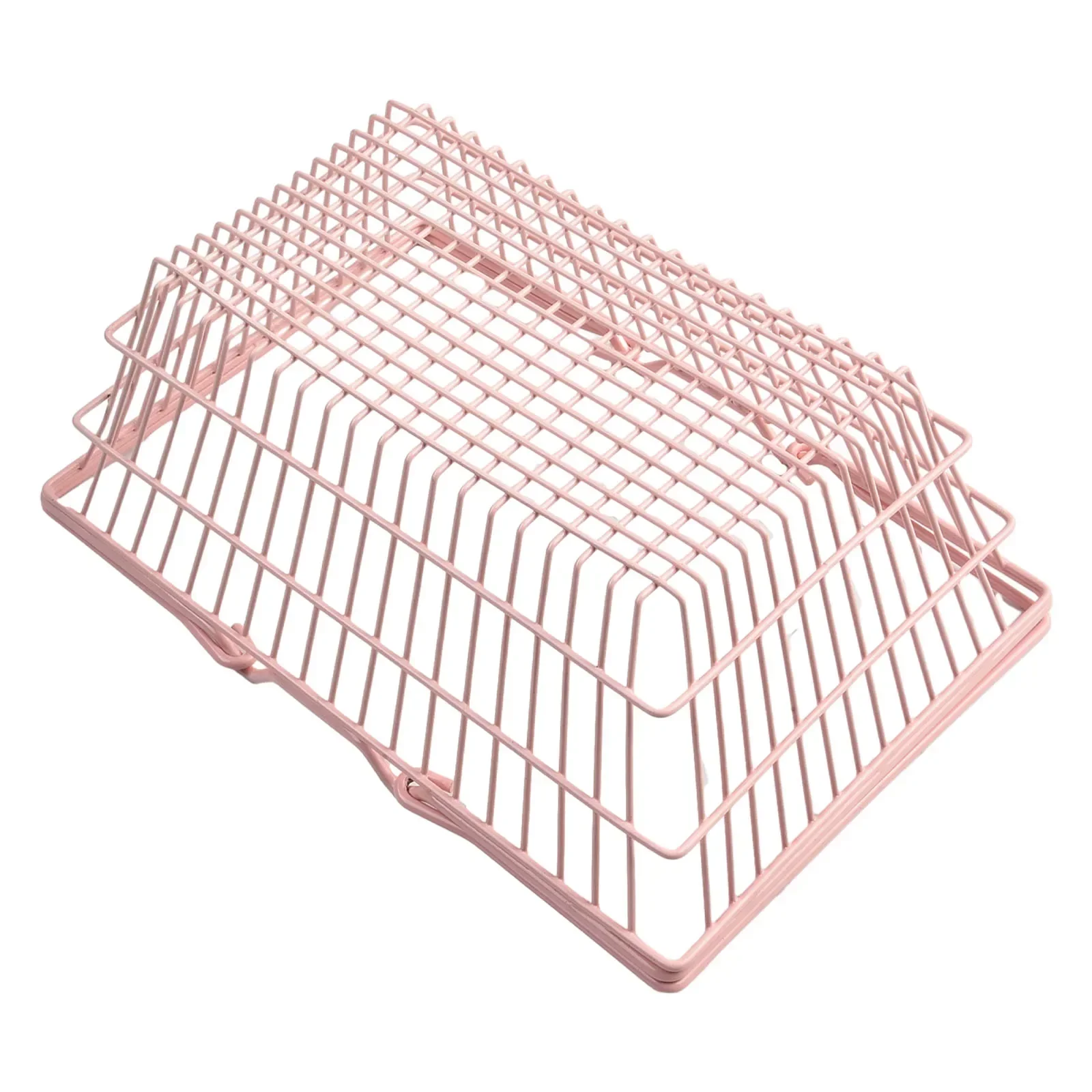 1pc S/m/l Pink Girl Mini Storage Basket Desktop Organizing Container Baskets Dressing Table Cosmetics Jewelry Storage