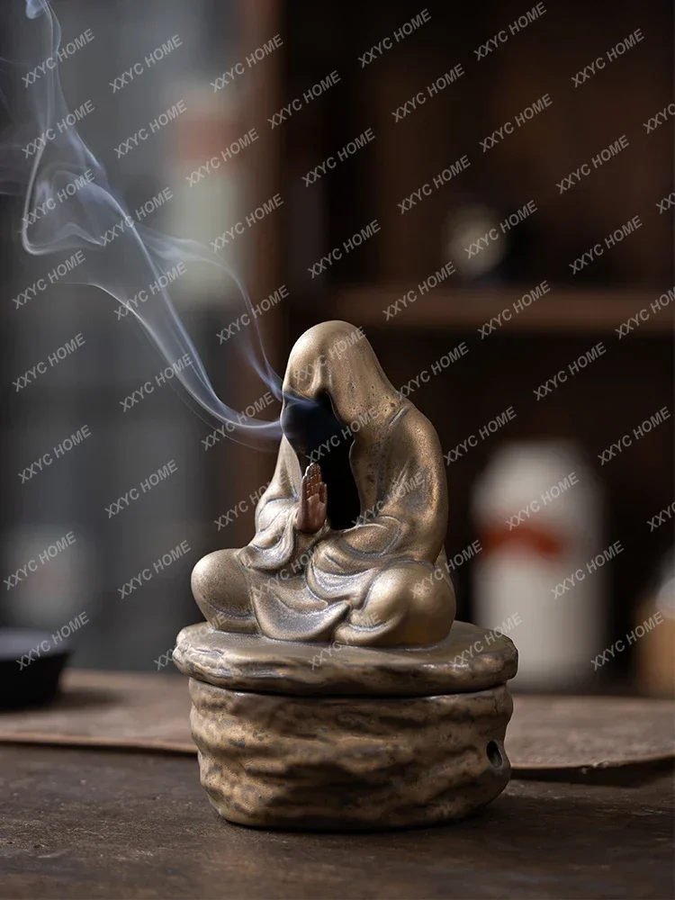 

Damopan incense burner aromatherapy burner incense road household sandalwood agarwood incense indoor antique ornament
