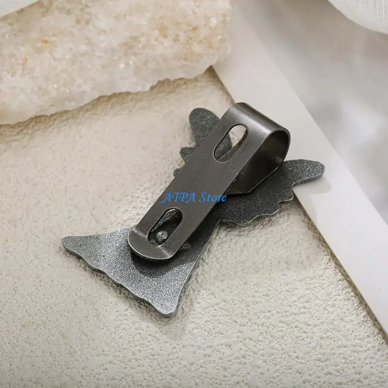 U13C Metal Angel Safety Charm Inspirational Travel Angel Clip Car Accessory Car Visors Clips Auto Decoration