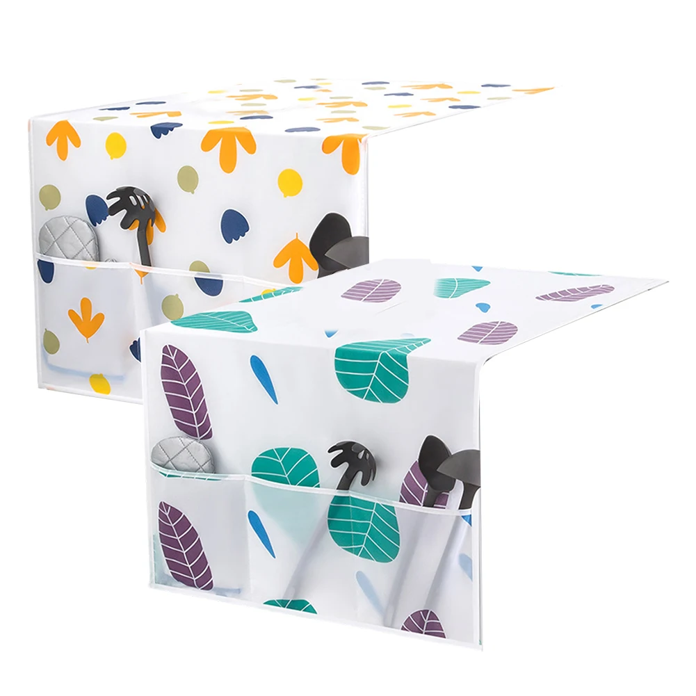For Microwave For Oven PEVA Cover Cloth Home Cleaning Pocket Height 19cm Multi-purpose Dust Cover Appliance Protector