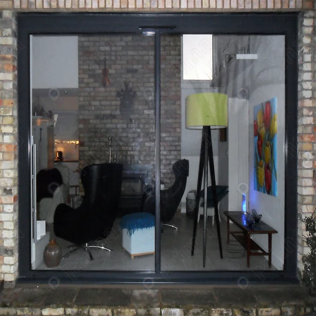 PRIMA revestimiento de puerta de aluminio negro renovación del hogar puerta corredera de gran tamaño precio de fábrica puerta corredera de aluminio estándar Local