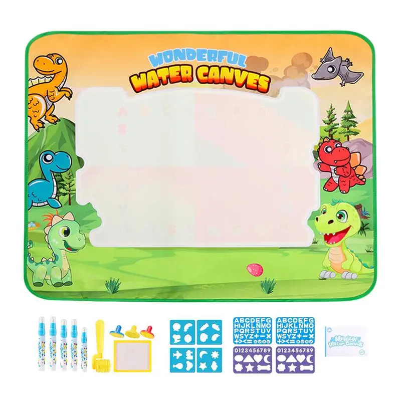 Water Painting Mat Coloring Painting Learning Toys Extra Large Reusable Kids Large Coloring Mat Bring Magic Pens For Girls Boys