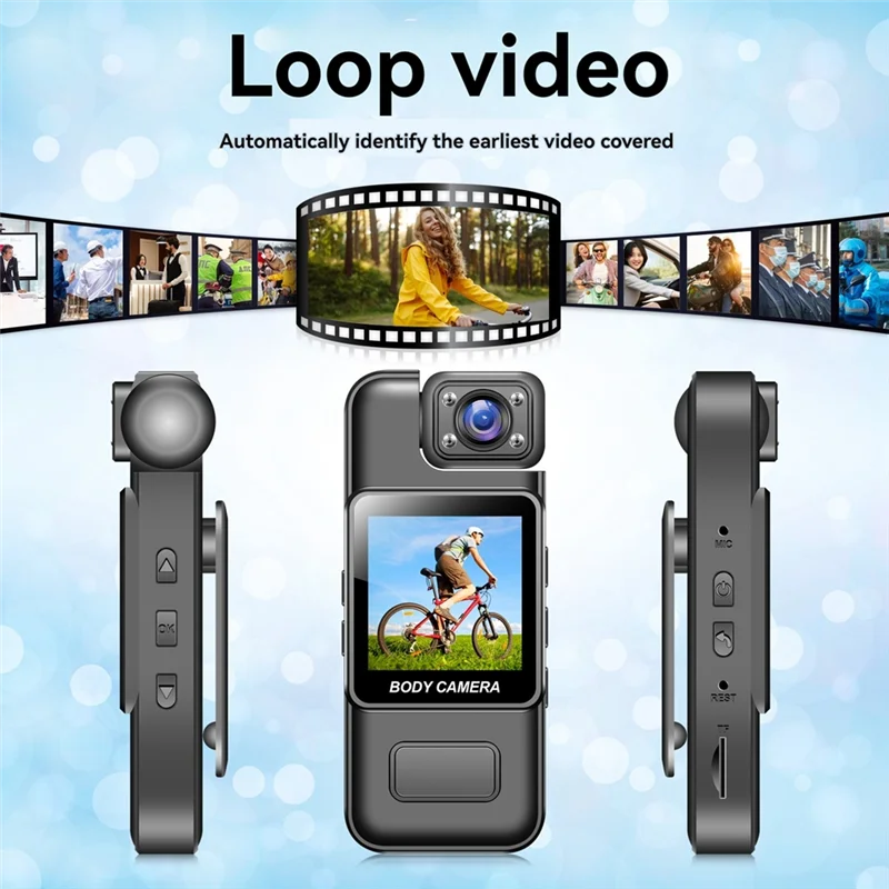 T82C Hot Sale-Wifi Mini Camera 4K HD Digital Video Recorder 180° Rotatable Lens Portable Action Camera Recorder