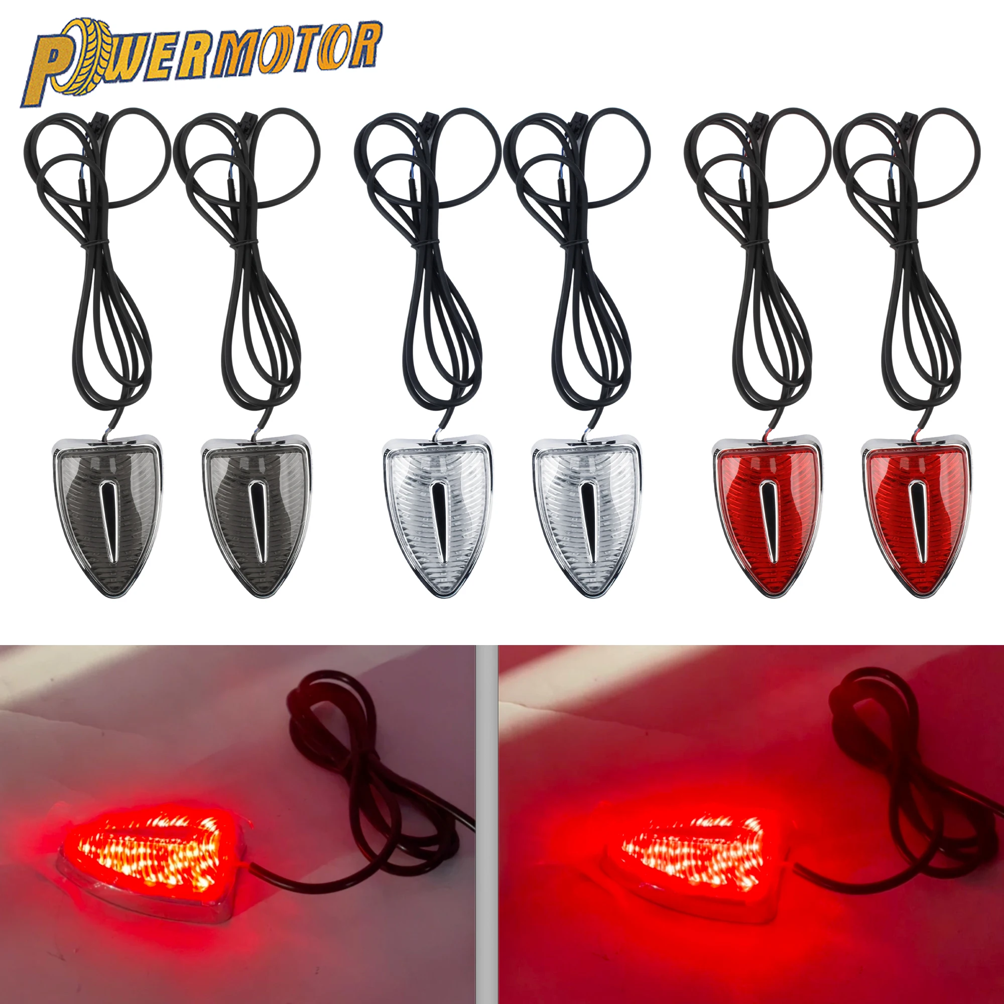 

Motorcycle Turn Signal Running Indicator Lamps For Honda GL1800 B Gold Wing Airbag F6B Deluxe Marker Lights Replacement Parts