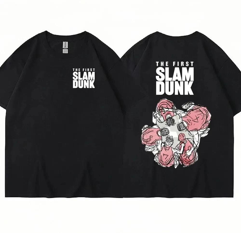 Nuova t-shirt Slam Dunk t-shirt Anime Ryota Miyagi t-shirt uomo donna squadra di basket manica corta oversize coreano Streetwear