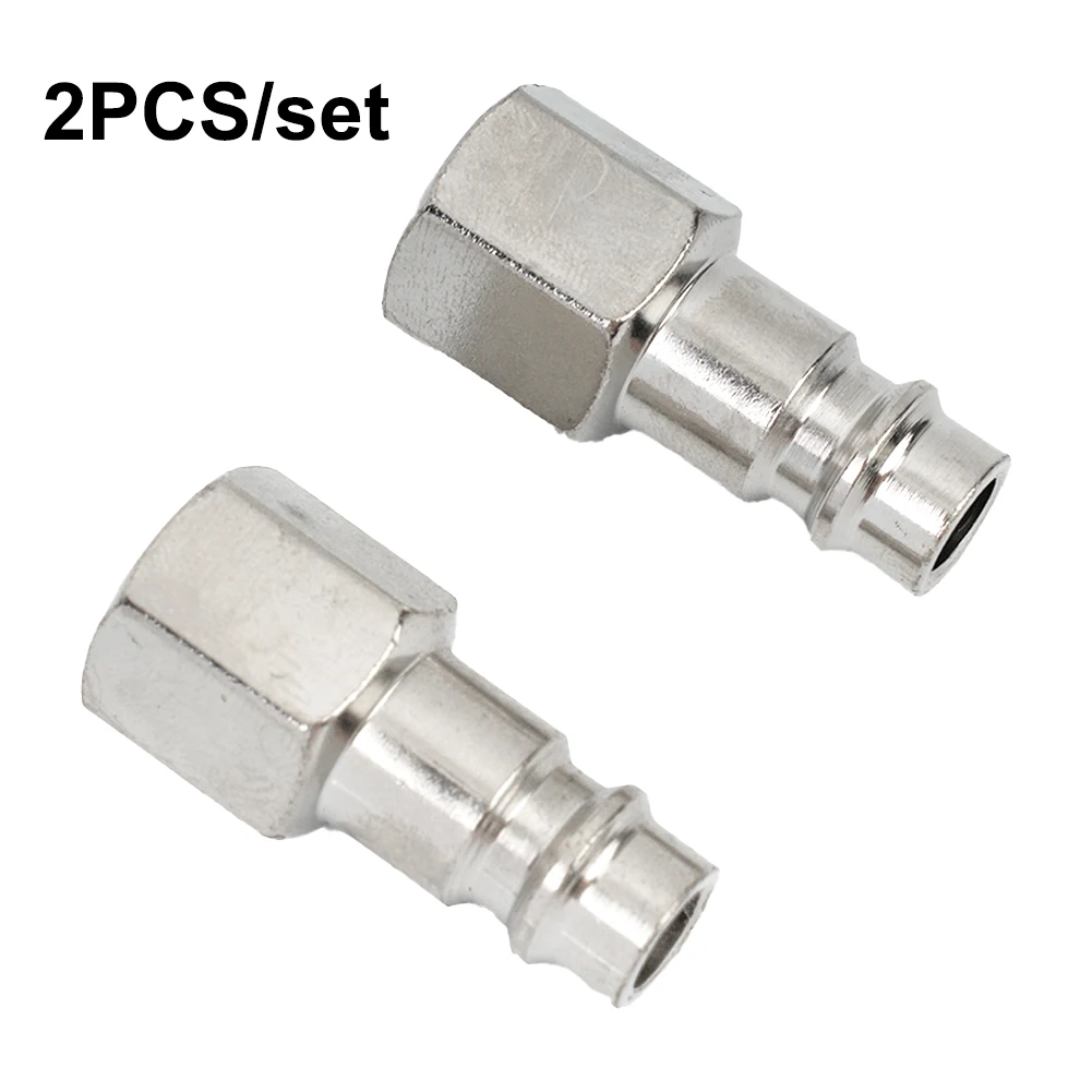 Quality Quick Release Fittings Euro Male Accessories Air Line Connect High Strength Hose Silver Thread With Female