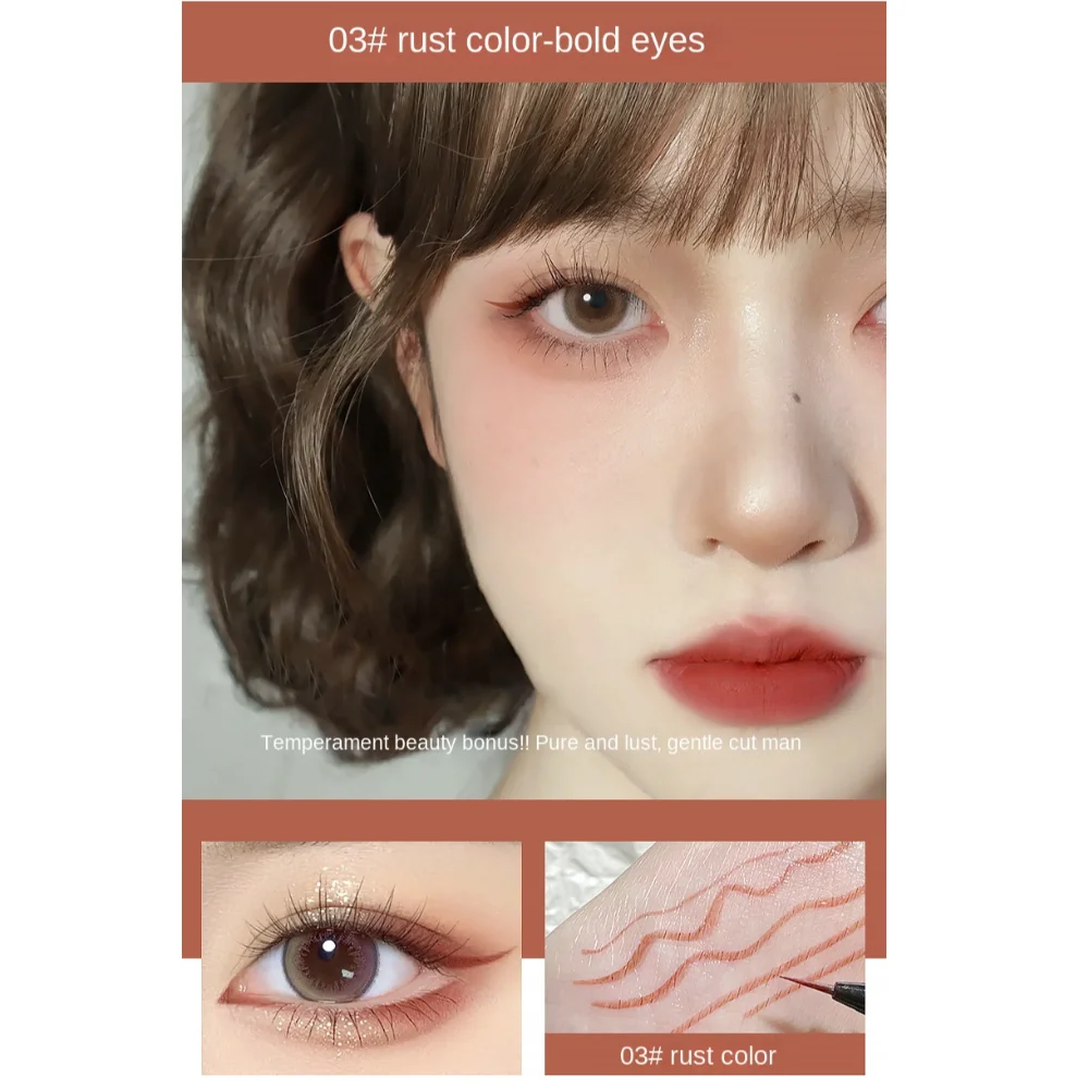 New Waterproof Ultra-fine Liquid Eyeliner Pen Long Lasting Quick Drying Lower Eyelash Eyeliner Pen Matte Lower Lashes