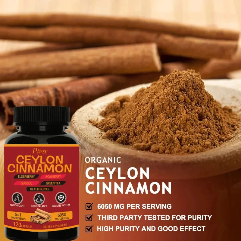 Premium Ceylon Cinnamon A Natural Supplement That Supports Healthy Blood Circulation, Brain and Joint Function