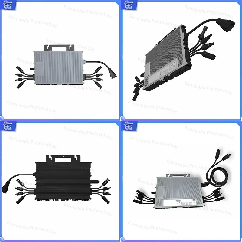 2000W Micro Inverter Waterproof Solar Panel Grid Tie DC to AC Power Converter Energy Saving PV System On Grid Inverter for