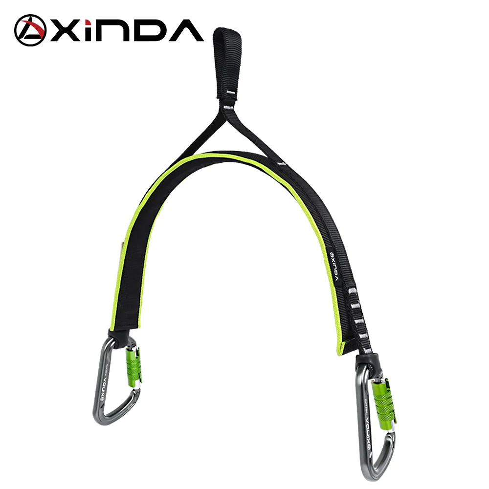 Xinda Outdoor Full Body Harness Sling Mountainnering Rock Climbing Caving Exploration Rescue Equipment Lanyard